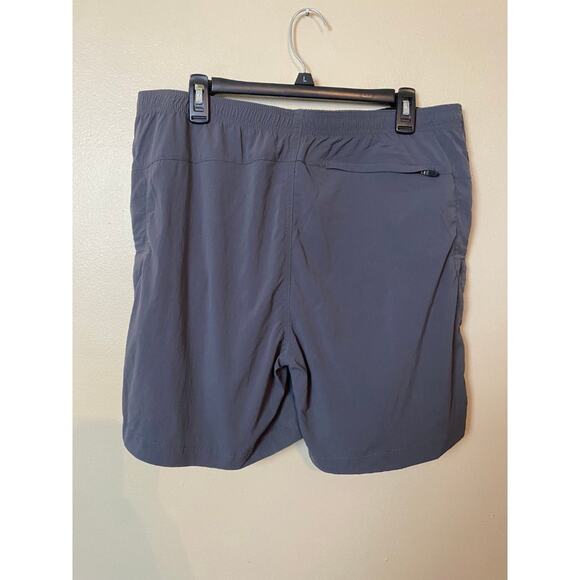 eddie bauer sport mens shorts large gray lined active fit - Picture 3 of 4